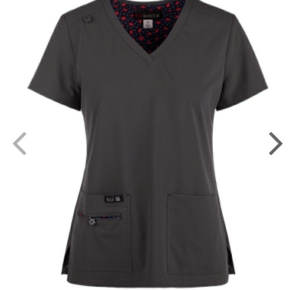 Koi basic  4 pocket scrub top. - Picture 3 of 3